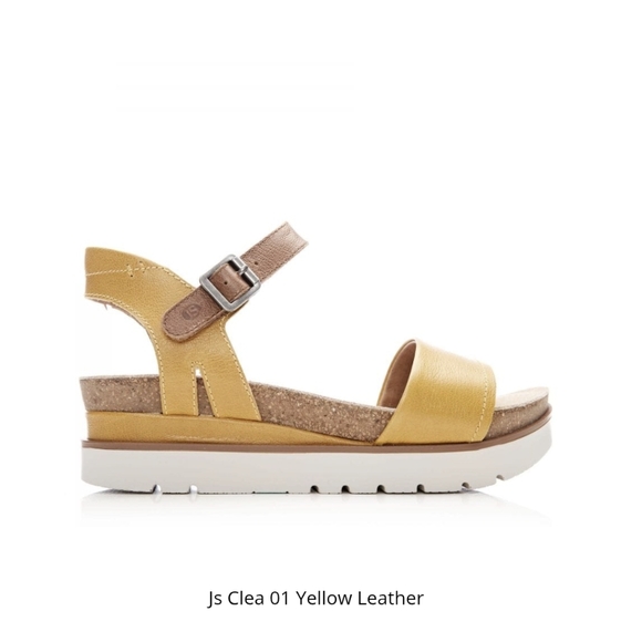 Women's Yellow Sandals - Picture 2 of 3